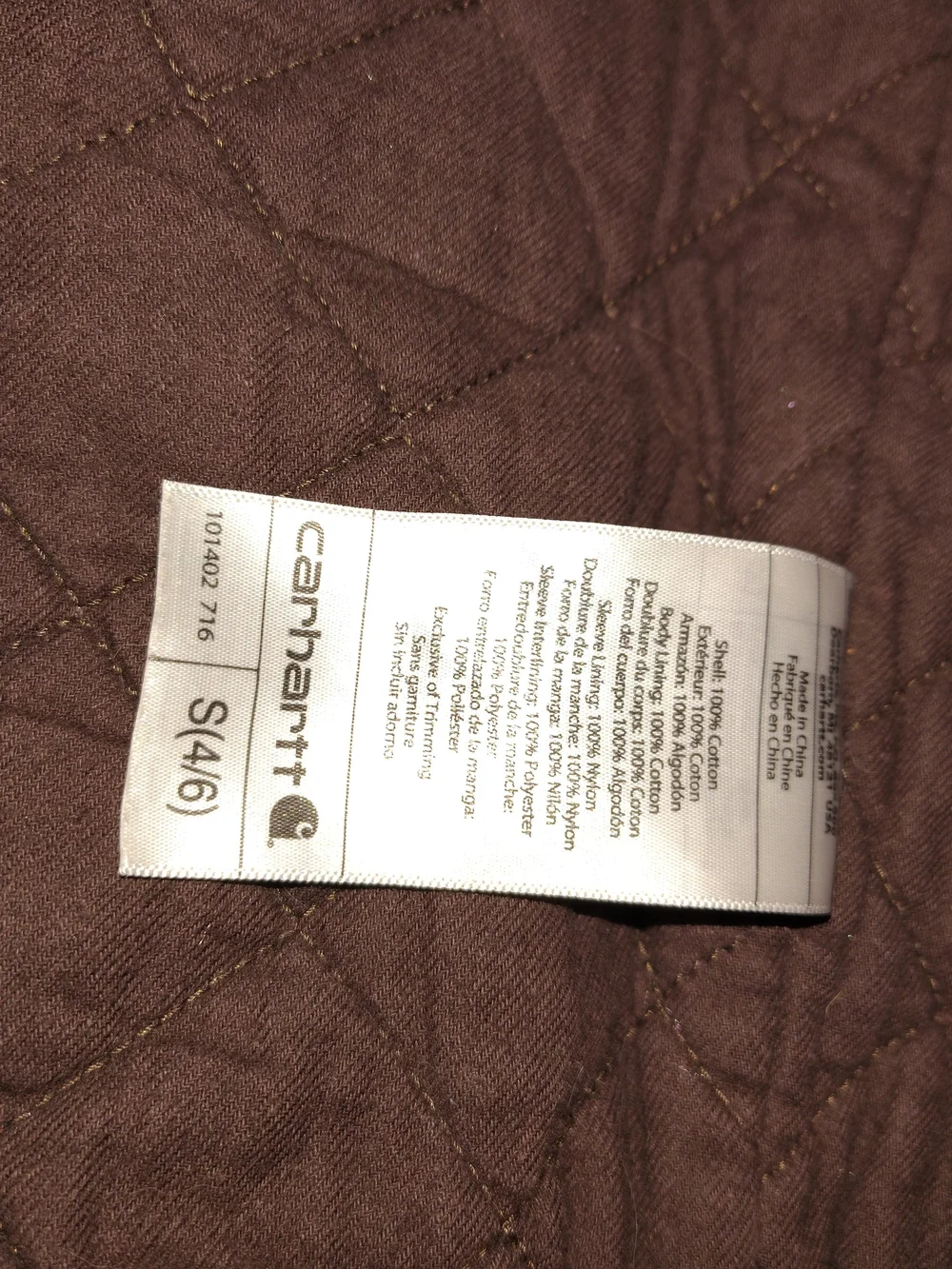 Carhartt Women's Khaki Hooded Field Jacket